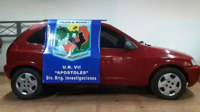 Automóvil robado en Posadas fue recuperado en Apóstoles