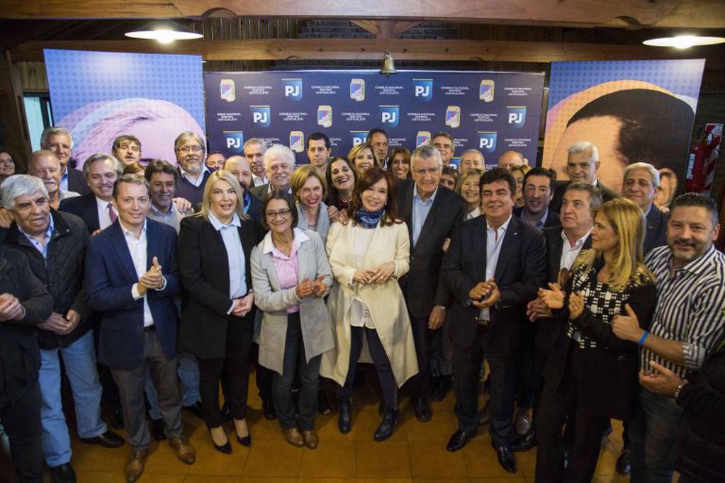 Cristina Fernández de Kirchner en el cónclave del PJ (EFE)