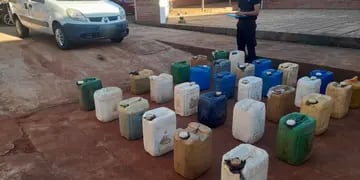 Garuhapé: interceptan contrabando de combustible