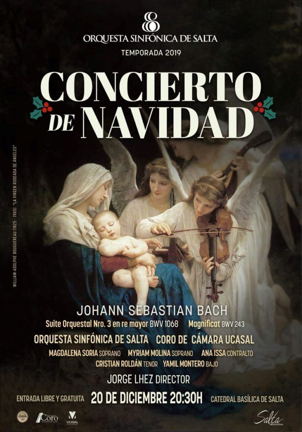 Concierto de Navidad en la Catedral Basílica de Salta (Facebook Orquesta SInfónica de Salta)