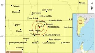 Temblor en las Sierras de Córdoba