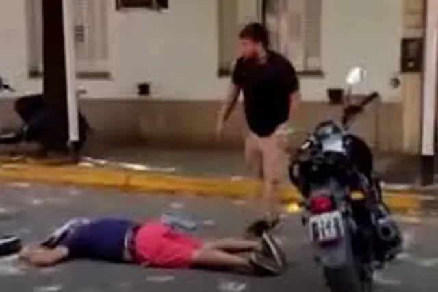 Brutal golpiza en Luján: Un hombre atacó a otro al grito de “cuatro palos me debe, la Justicia no sirve”