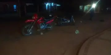 Eldorado: dos motovehículos colisionaron