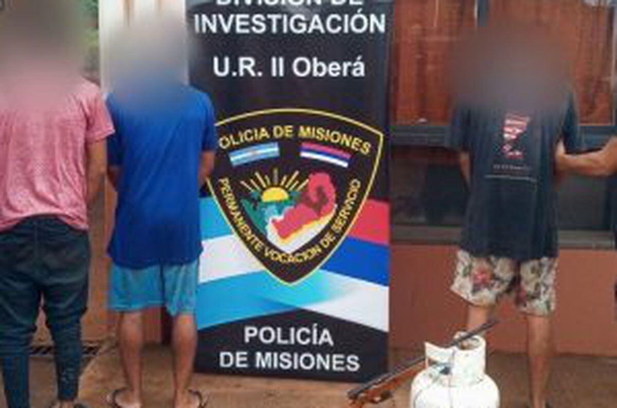 Tres jóvenes detenidos implicados en un caso de robo en Oberá.