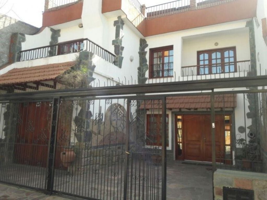 El domicilio del barrio Cuyaya donde se habría producido la reunión en la que la dirigente Milagro Sala habría ordenado el ataque a Alberto Cardozo.