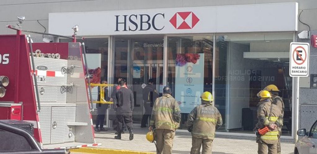 Evacuaron la sucursal de un Banco en Río Grande