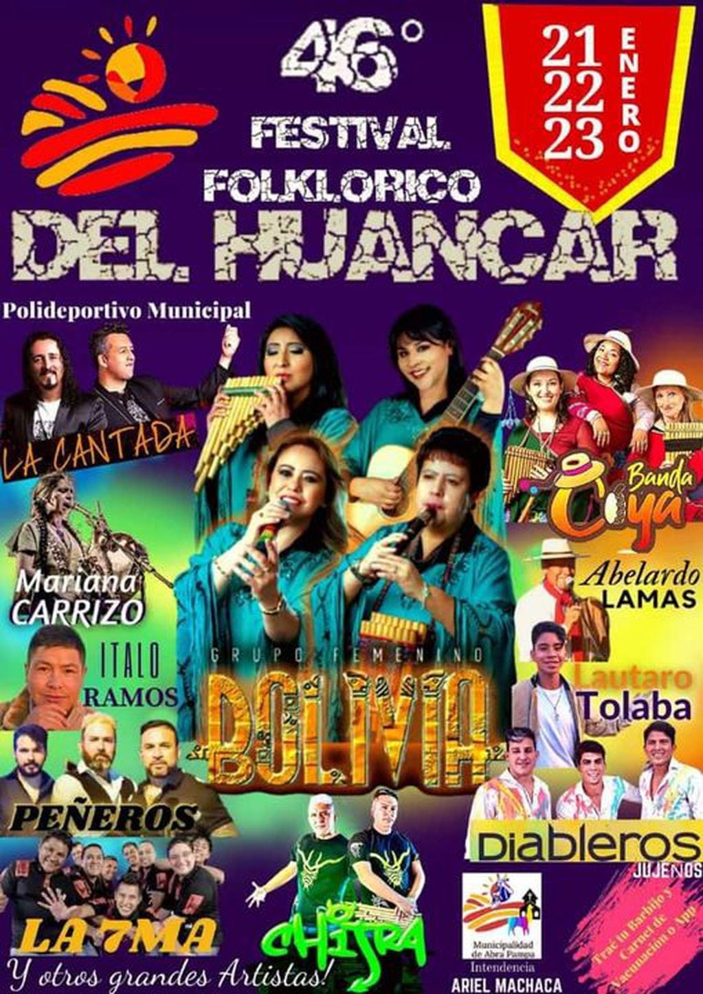 Este próximo fin de semana Abra Pampa presentará una nueva edición de su tradicional Festival del Huancar, en la Puna de Jujuy.