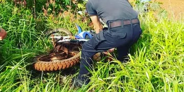 Recuperan motocicleta robada en Concepción de la Sierra