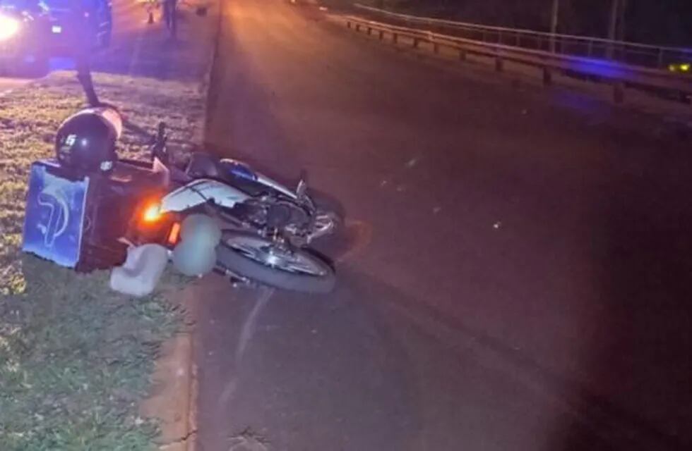 Mujer falleció tras caer de una motocicleta en Oberá.