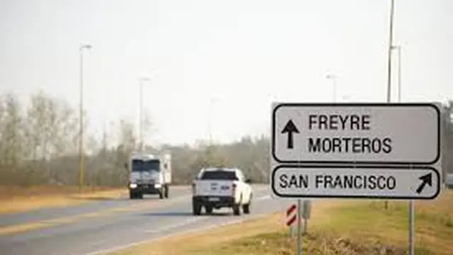 Accidente de motos en Freyre