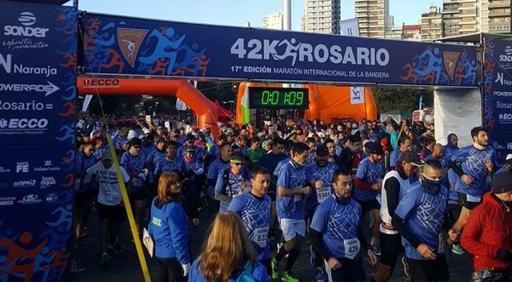 El Maratón Internacional de la Bandera en Rosario. (42KRosario)