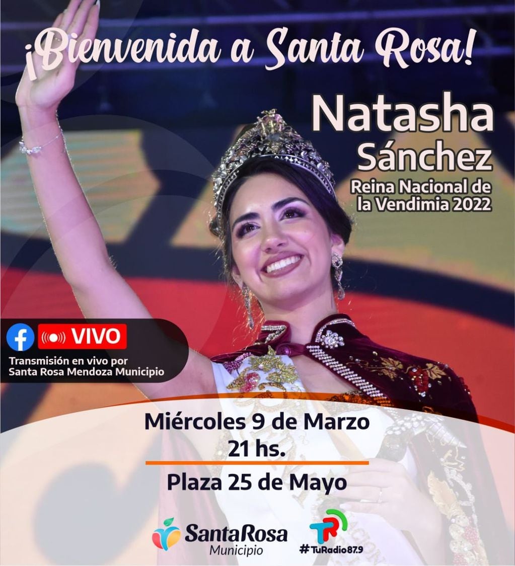 Santa Rosa espera con orgullo a Natasha Sánchez.