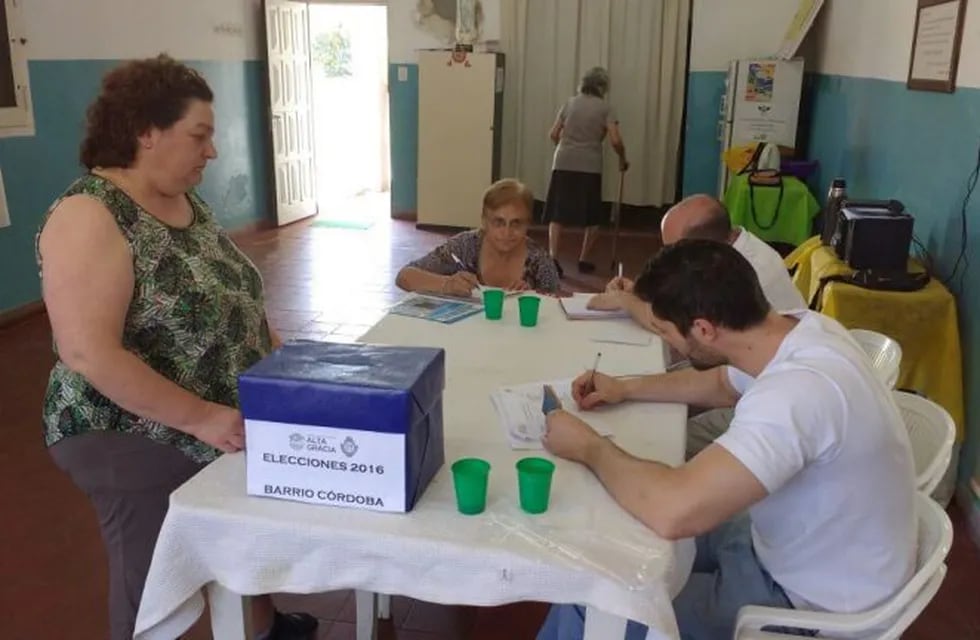 Elecciones para autoridades vecinales Alta Gracia