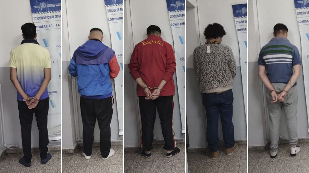 Los detenidos por el crimen de Tomás Tello. Foto: Redes