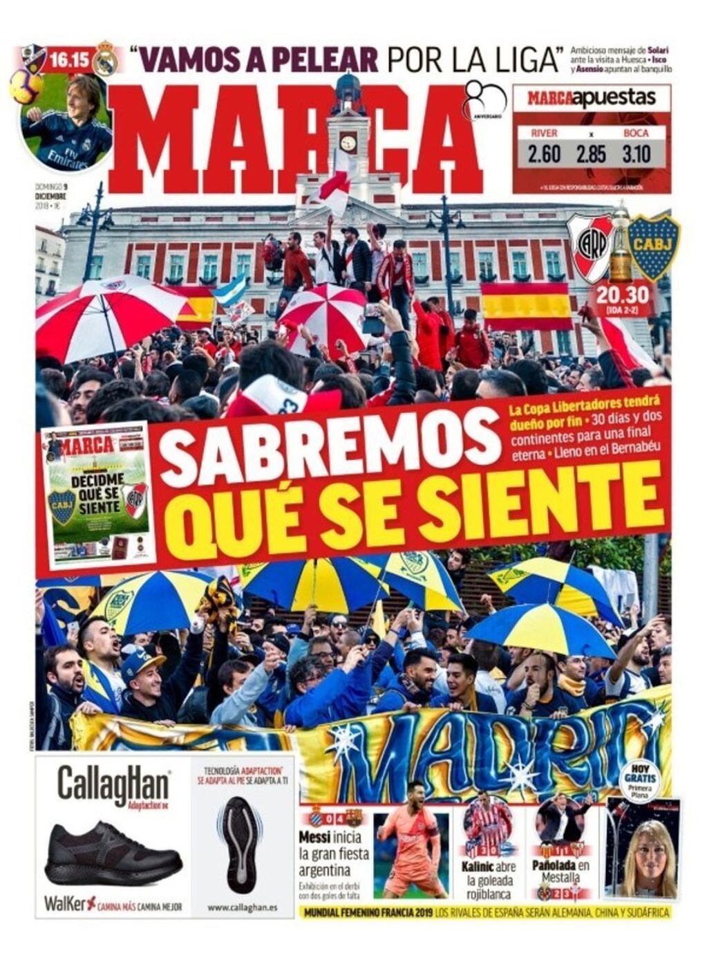 Diarios españoles palpitan el Superclásico argentino (Web)