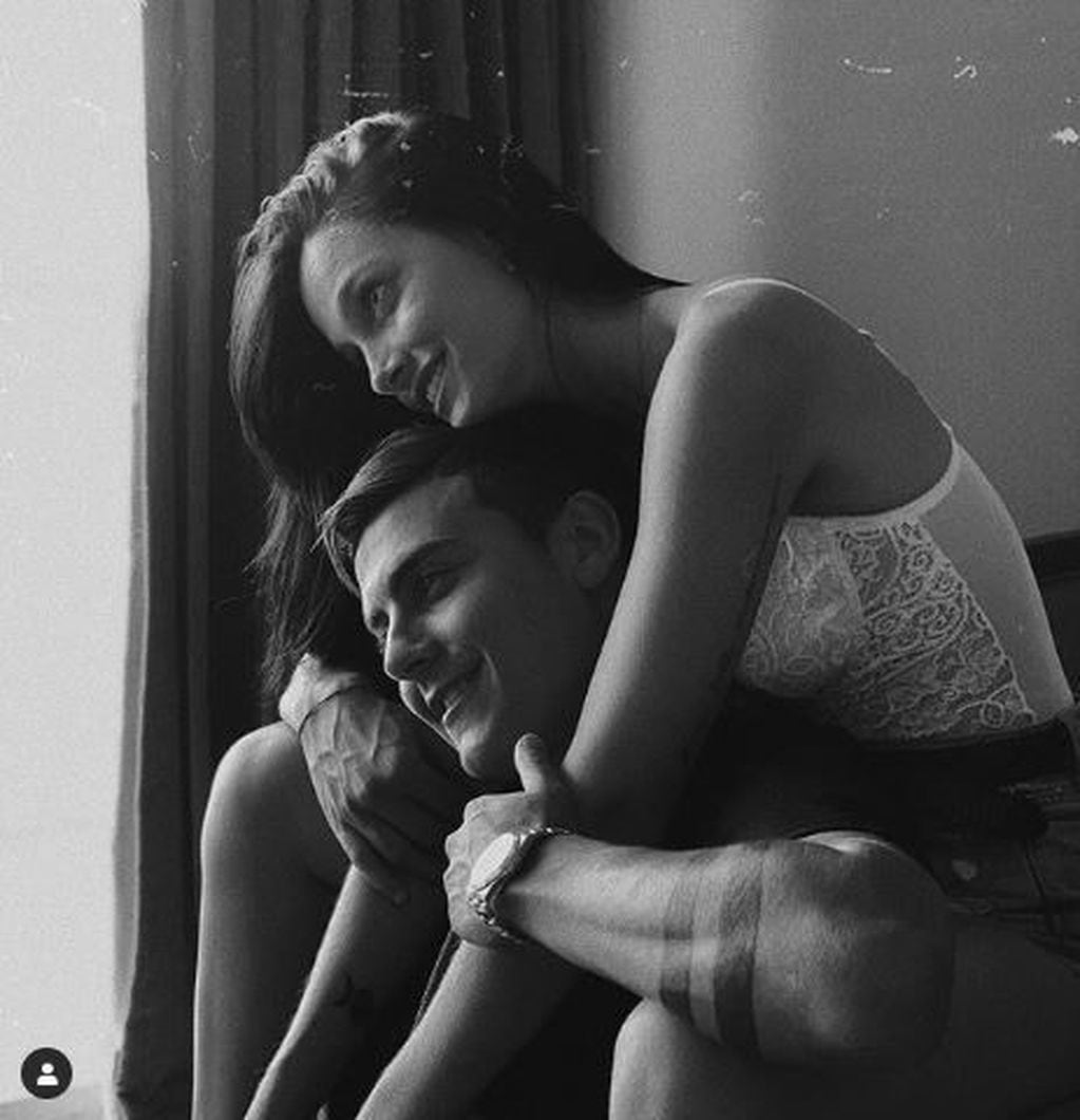 La foto de Paulo Dybala para celebrar el primer aniversario con Oriana Sabatini (Foto: Instagram)