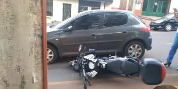 Siniestro vial en Posadas resultó con un policía herido