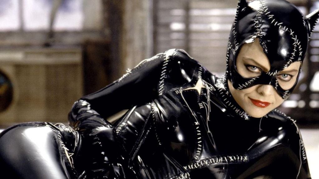 Michelle Pfeiffer en catsuit como Catwoman