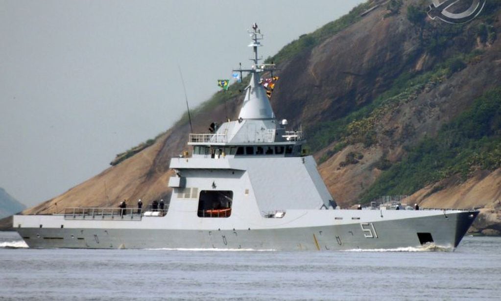 Patrullero Oceánico A.R.A "Bouchard" - 2020, recientemente incorporado a la Armada Argentina.