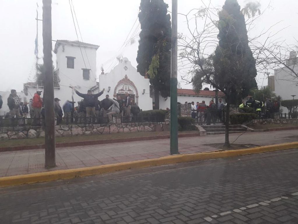 Huelga municipal de La Calera.