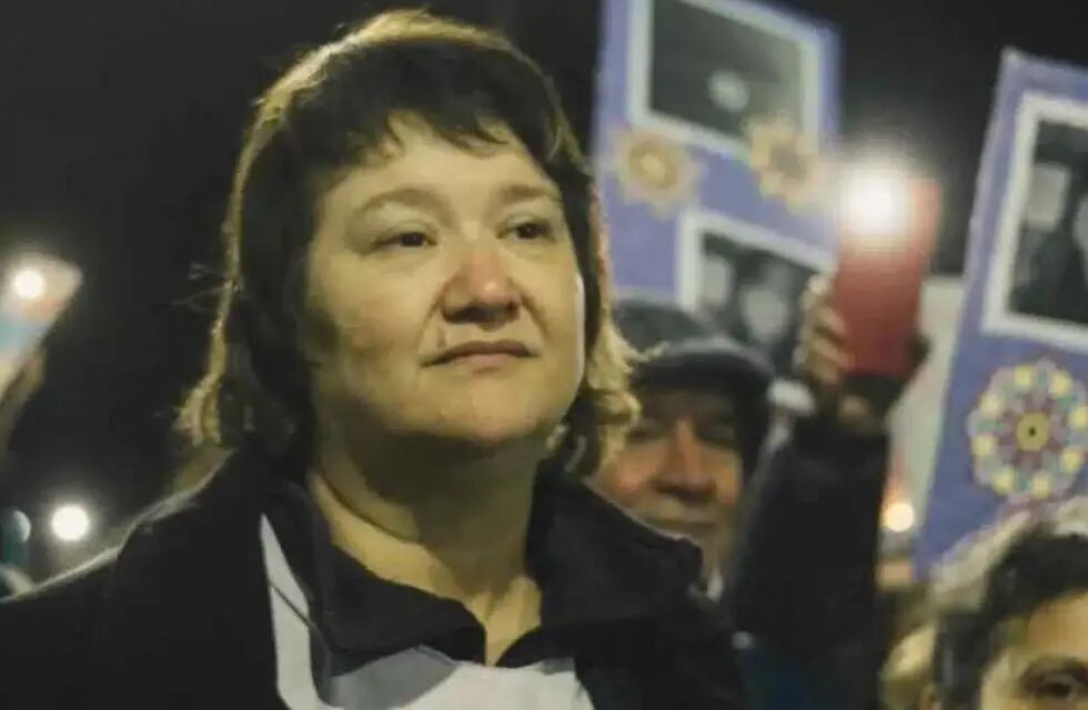 Gloria encabezó una manifestación en Resistencia para la nulidad de la revinculación de los Sena.