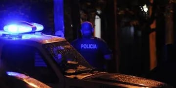Rescate. La Policía acudió por llamados de vecinos del barrio San Miguel de Rosario.. 