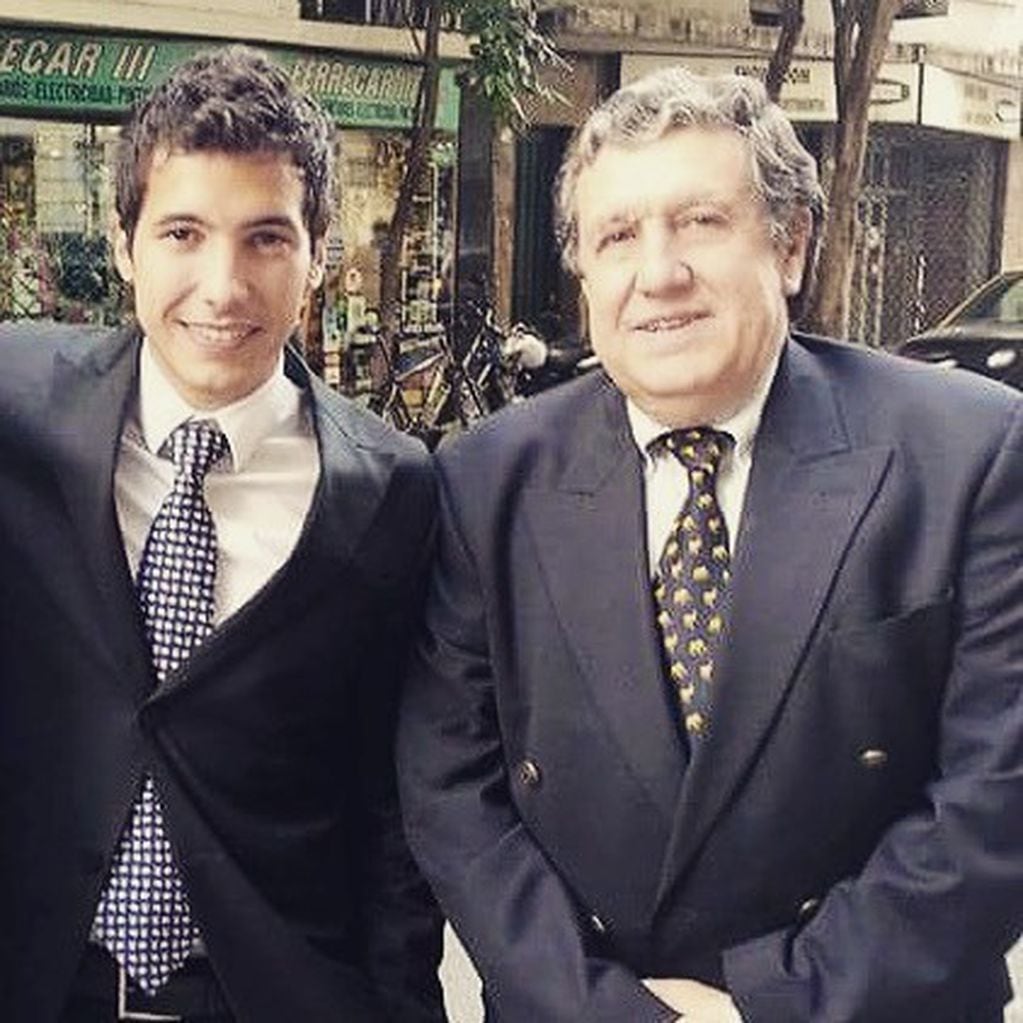 Pedro y Ramón Puerta. El primero, encabeza la lista del Partido Activar, mientras su padre Federico Ramón es el embajador argentino en Madrid. (CIMECO)