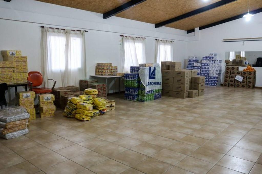 El municipio recibió la segunda donación de productos de primera necesidad