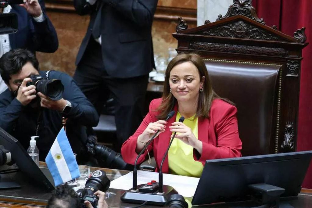 Cecilia Moreau, presidenta de la Cámara de Diputados.