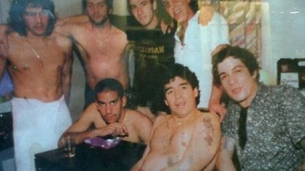 El Kily González habló de la famosa foto con Maradona, Verón y ¿droga? (Foto original)