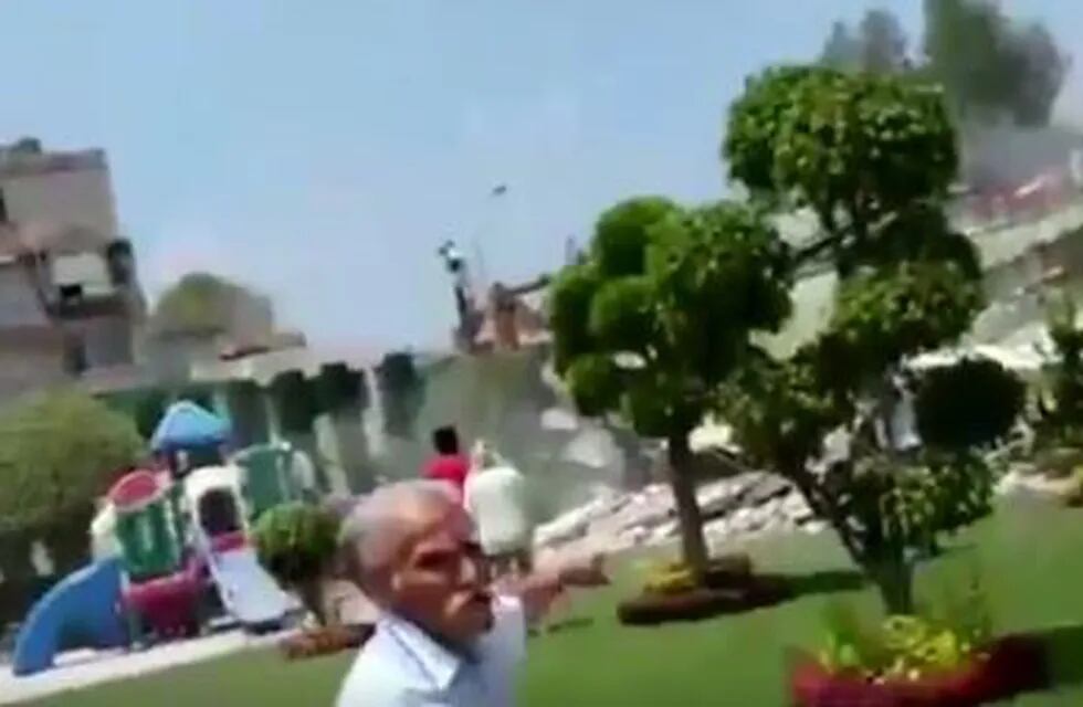 En las últimas horas se conoció un video filmado instantes antes del derrumbe del Colegio Rébsamen de Puebla, México.