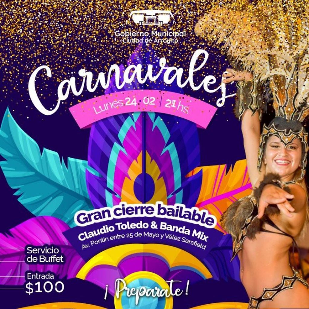 Carnavales Municipales 2020 en Arroyito