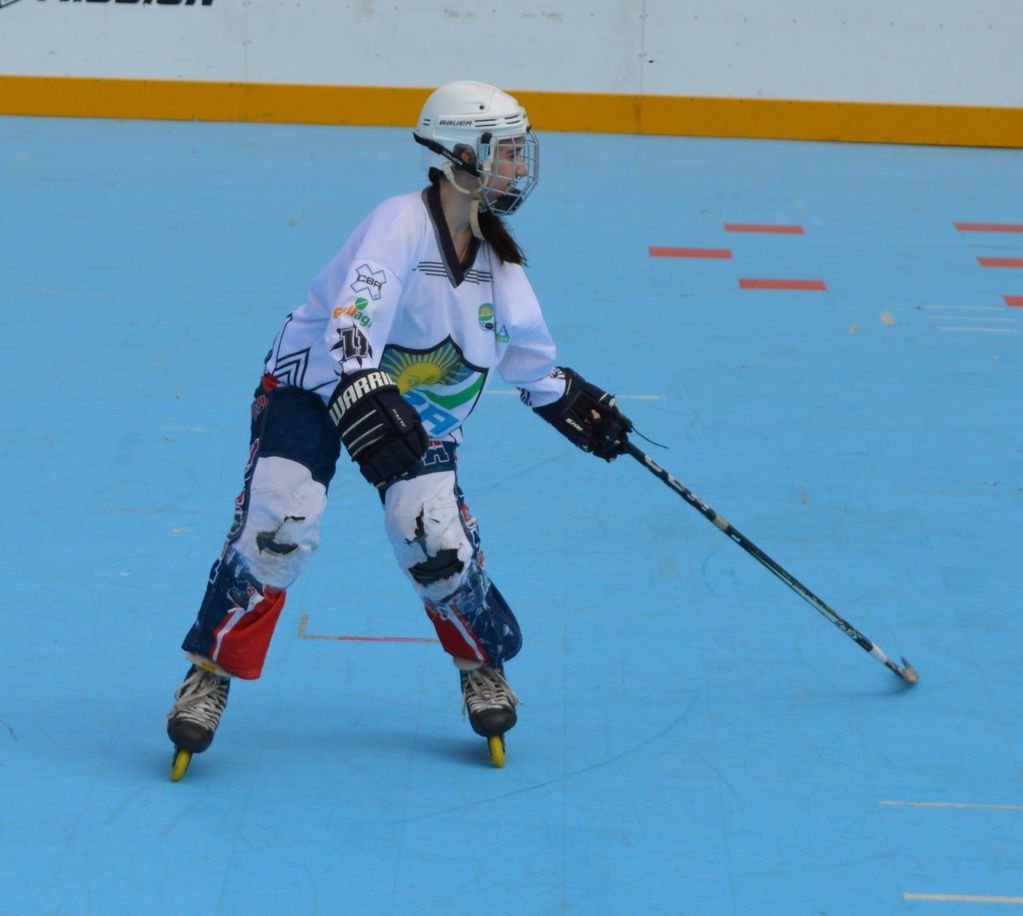 Rocío Azelart jugadora de Hockey Inline. (Gentileza Rocío Azelart)