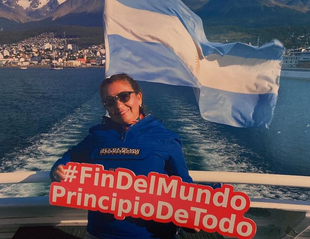 Lidia Ramírez cumplió el sueño que tenía con su primo, conocer Ushuaia y navegar por el Canal Beagle. Ella prometió regresar a la ciudad capital de Tierra del Fuego y Malvinas.