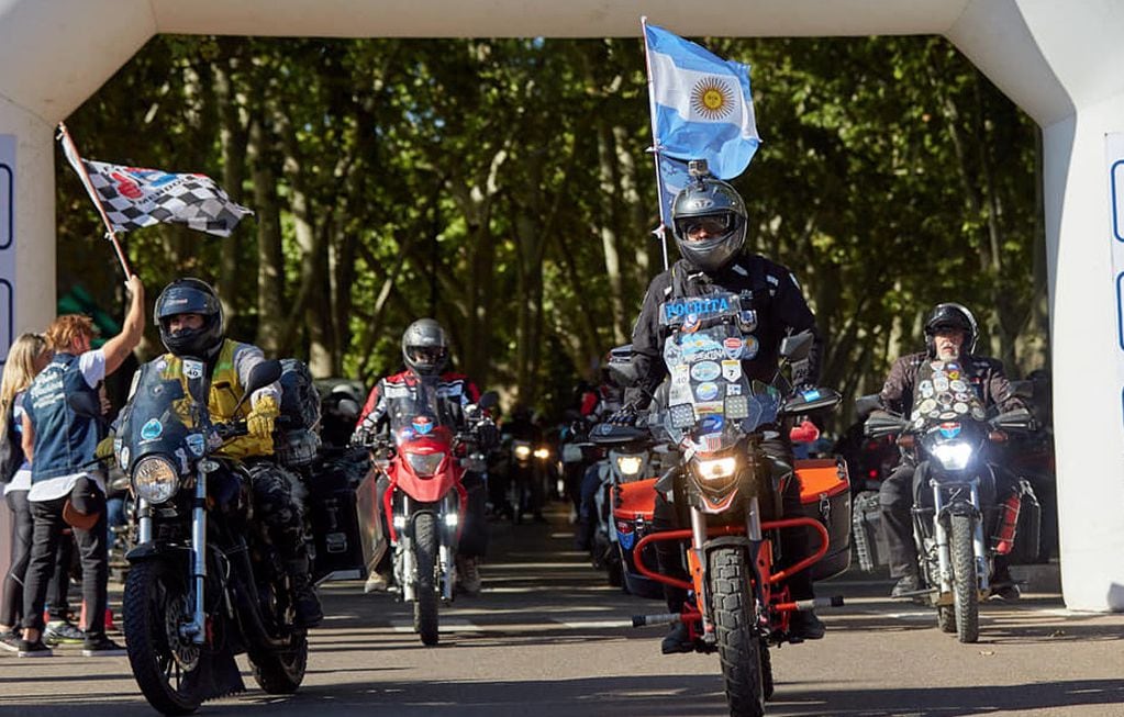 Encuentro Internacional de Motoviajeros Cristo Redentor, en su 8va. edición participaron más de 2.000 motoqueros.