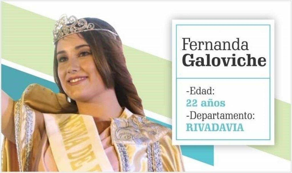 Candidata de Rivadavia.