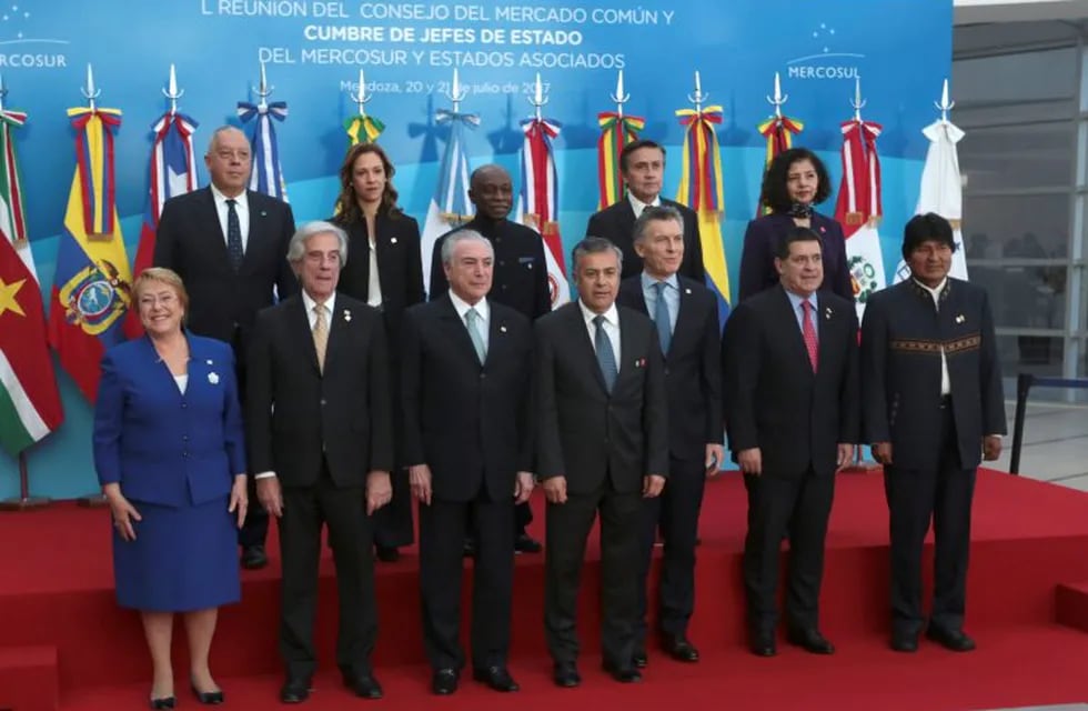 Los presidentes del Mercosur.