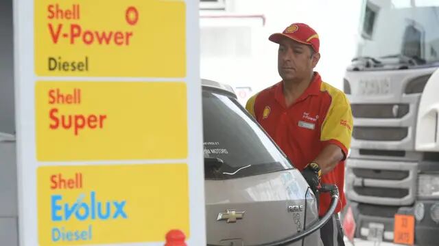 Aumento de combustible en Shell