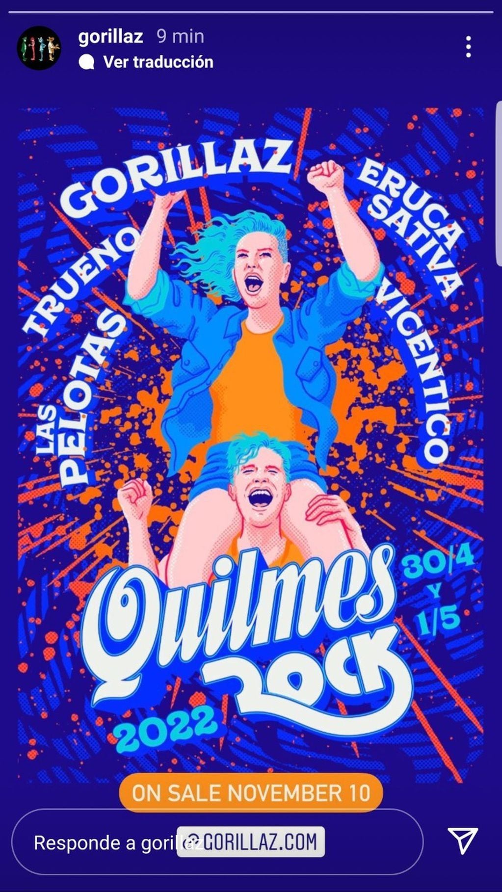Quilmes Rock 2022: Trueno es uno de los artistas confirmados.