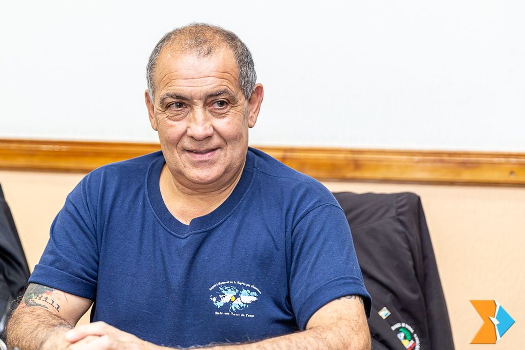 VGM Raúl Villafañe, presidente del Centro de Veteranos de Guerra “Malvinas Argentinas”, de la ciudad de Río Grande.