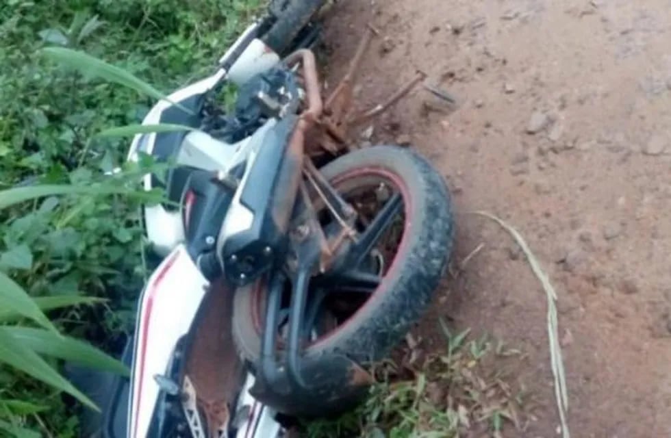 Motociclista muerto en Teyú Cuaré. (La Voz)