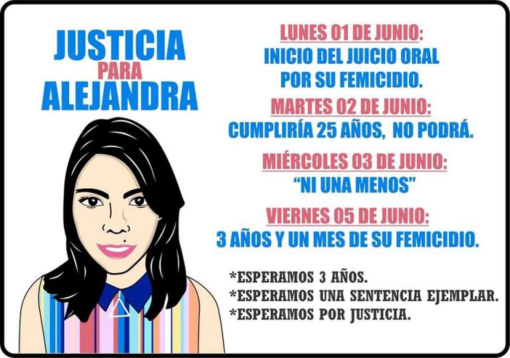 Este lunes comienza en el Tribunal en lo Criminal Nº 1 el juicio oral y público por el femicidio de Alejandra Verónica  Oscari.