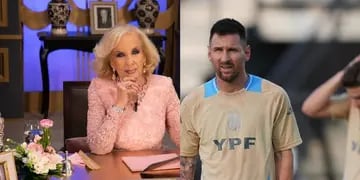 Mirtha Legrand y Lionel Messi