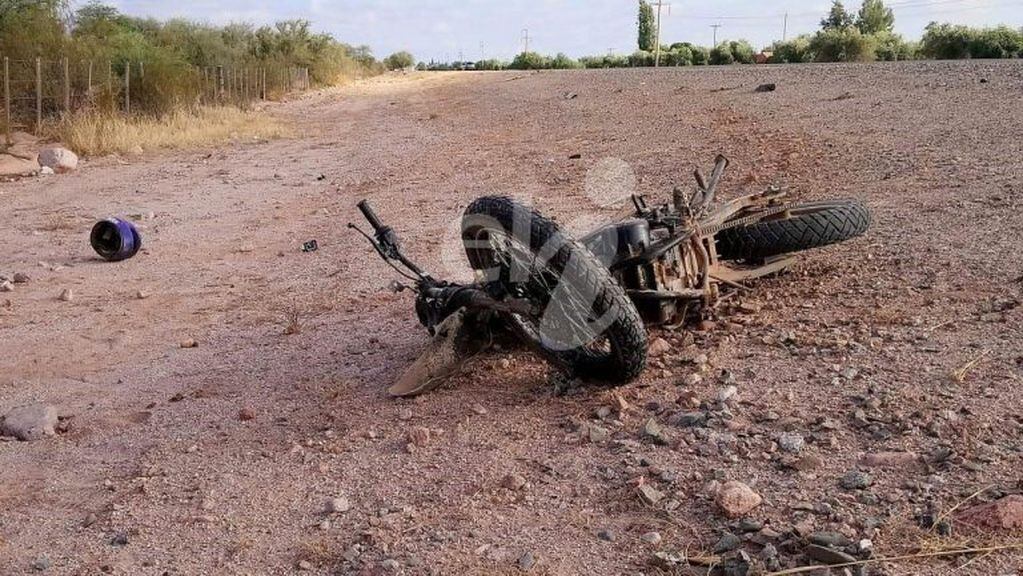 Finalmente el motociclista de 26 años que había chocado cartel vial en Vichigasta falleció.
Foto: El Independiente