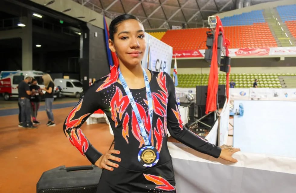 Valentina Villalobos, oriunda de Guaymallén y de 17 años, logró la medalla dorada en la categoría Junior en el Torneo Nacional que se realizó en La Rioja. Gentileza