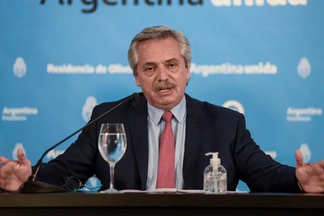 Alberto Fernández le respondió a Lacalle (Presidencia/Archivo).