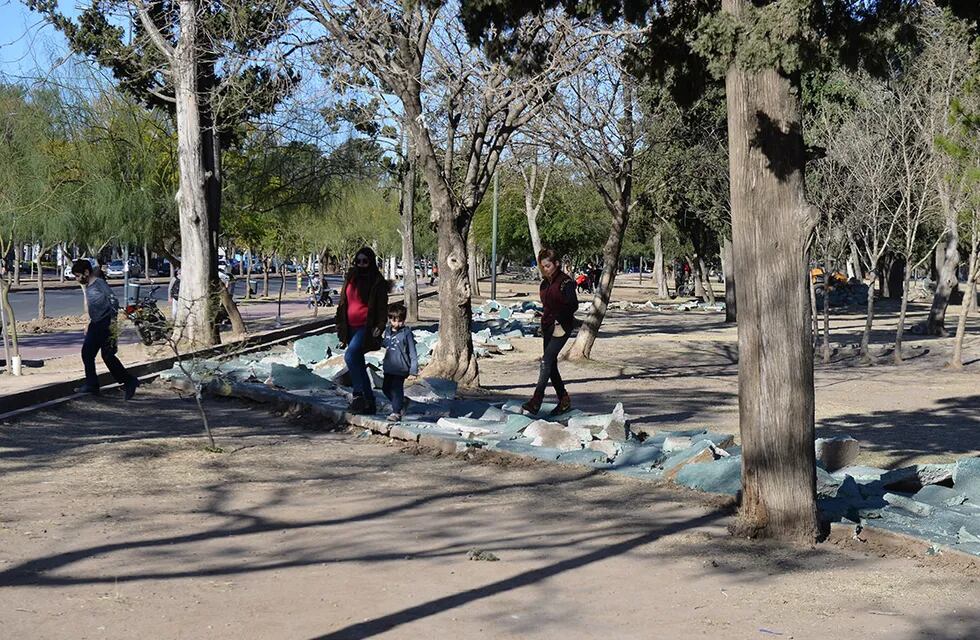 Remodelaciones en el Parque Sarmiento
repavimentacion