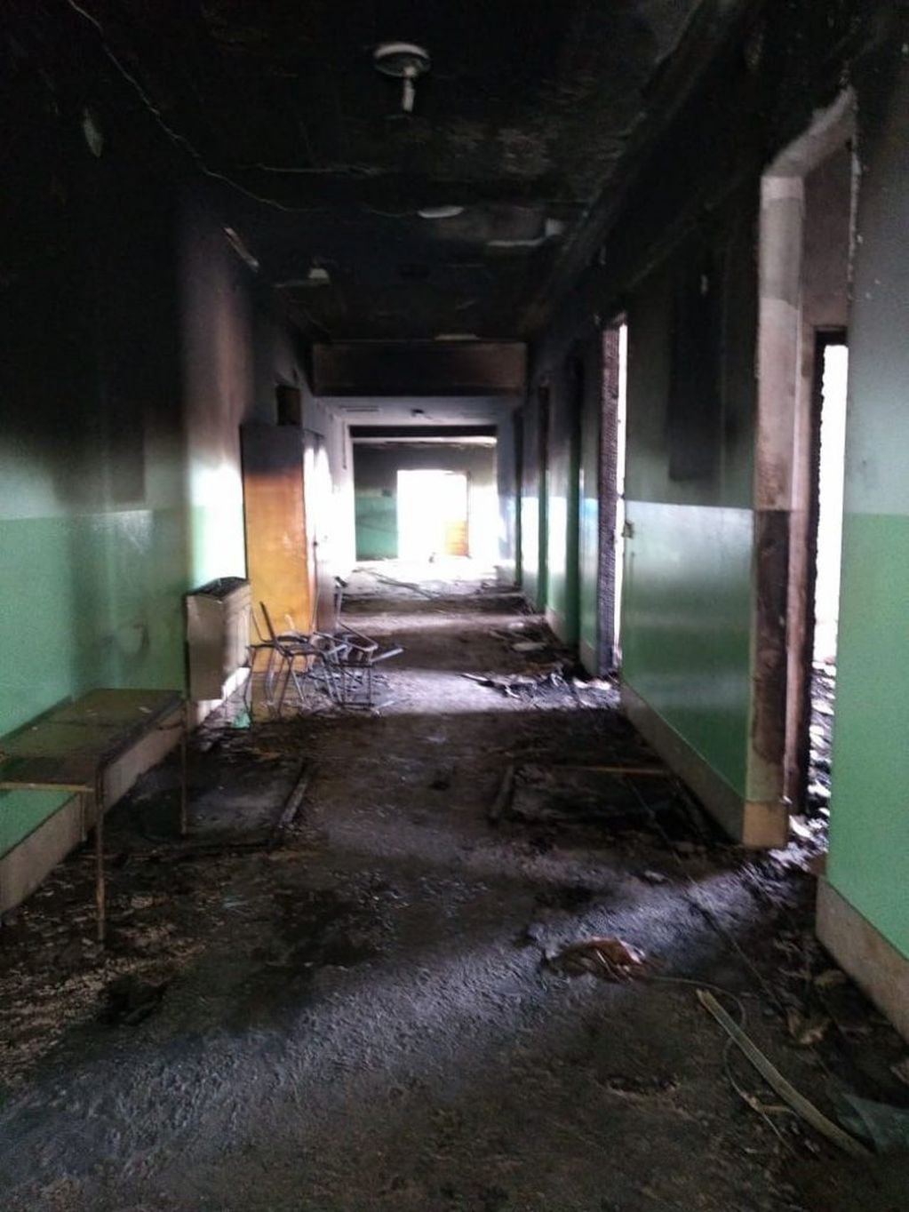 Incendio en la Escuela Nº 5
