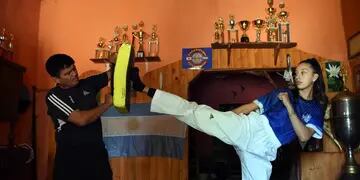 Yuliana, la joven promesa del Taekwondo