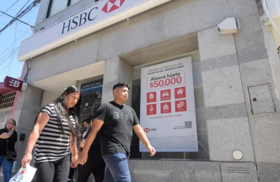 HSBC en San Luis. Foto: El Diario de la República